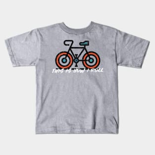 bicyclist Kids T-Shirt